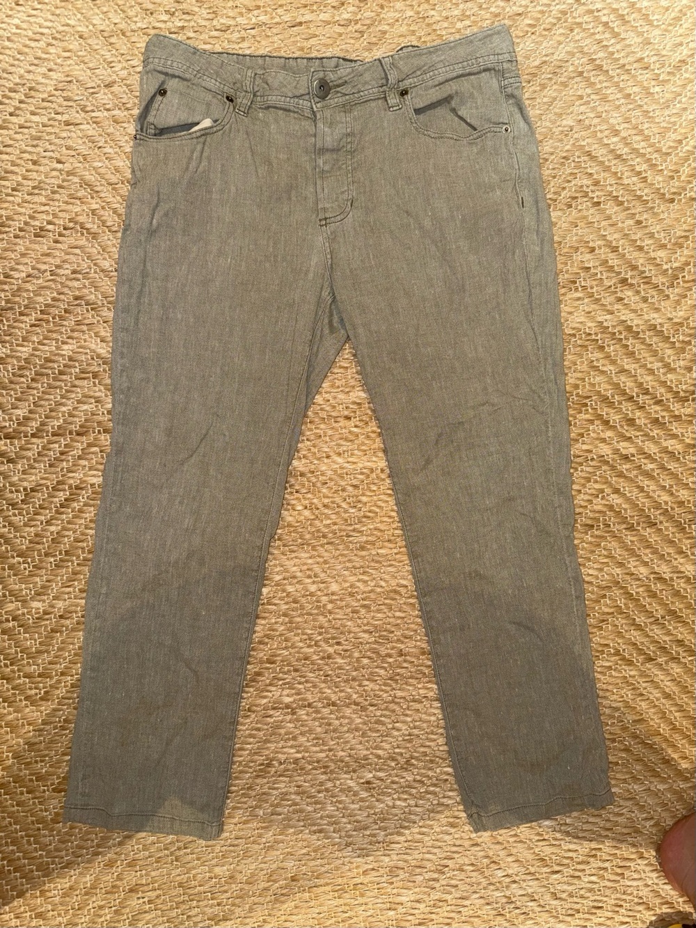 James Perse Gray Slim Chinos